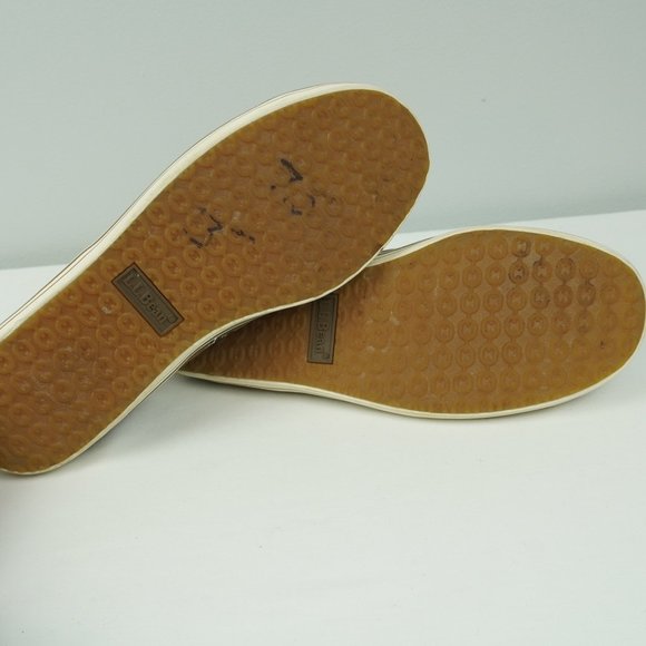 LL Bean Canvas Dog Print Sherpa‎ Lined Slip On Sneaker Shoes Size 7.5 - Picture 9 of 9